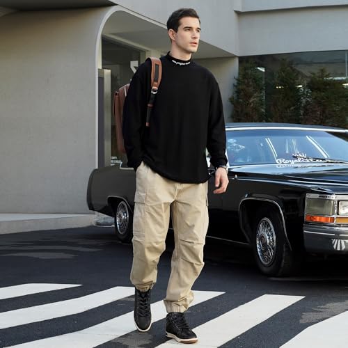 Jousen Men's Fashion Sneakers High Top Dress Sneakers Causal Shoes for Men