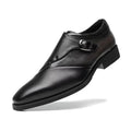 SANNAX Men's Monk Strap Dress Shoes