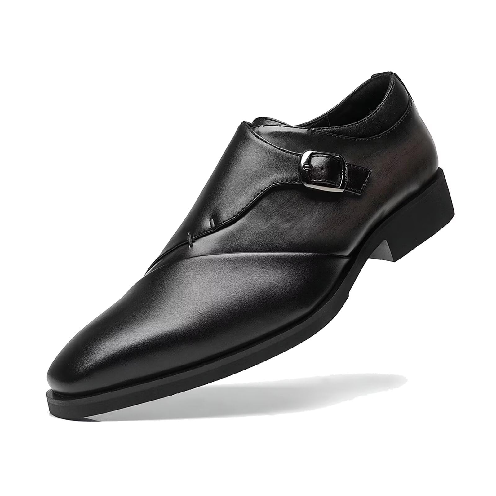 SANNAX Men's Monk Strap Dress Shoes