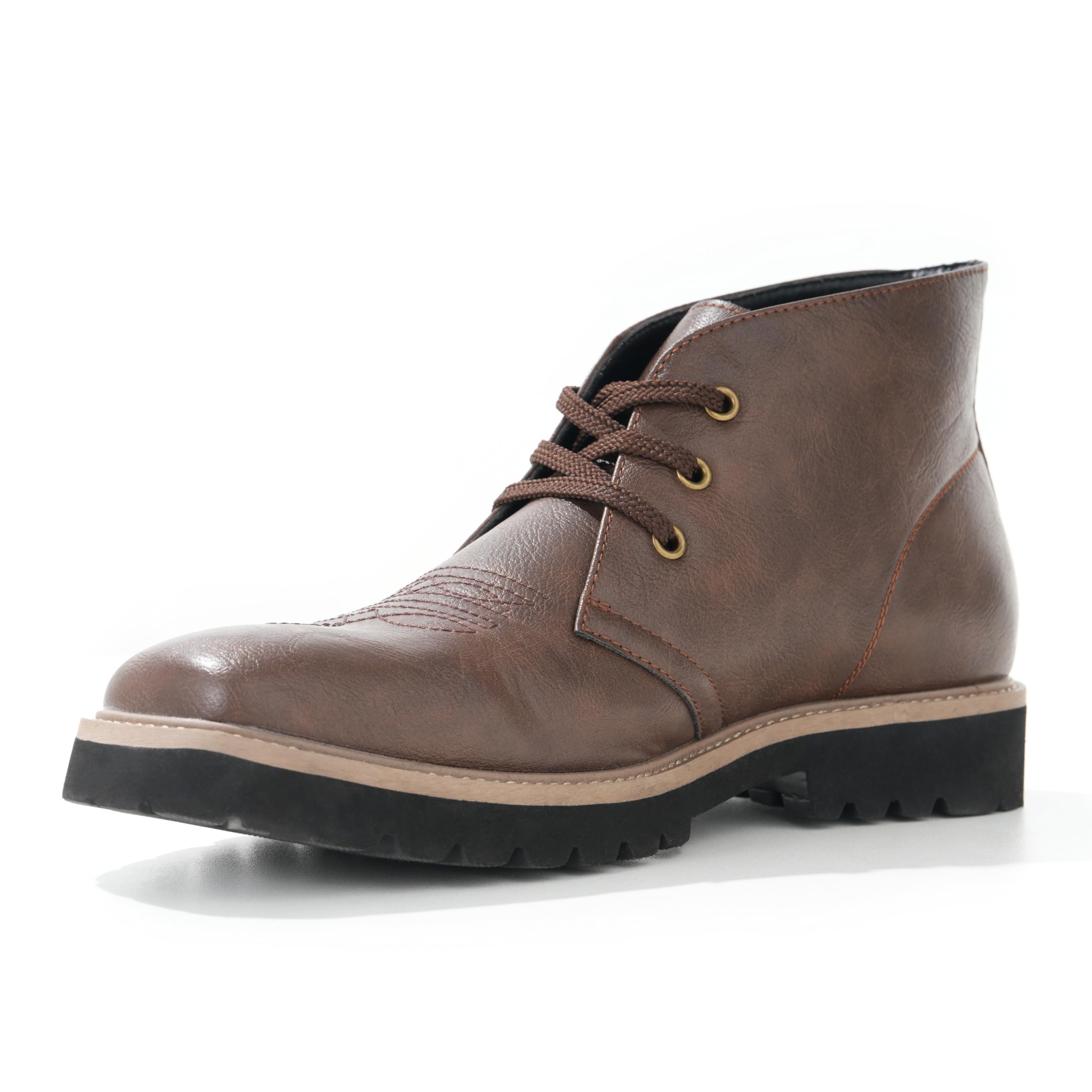 WINBIRD Men's Square Toe Chukka Boots