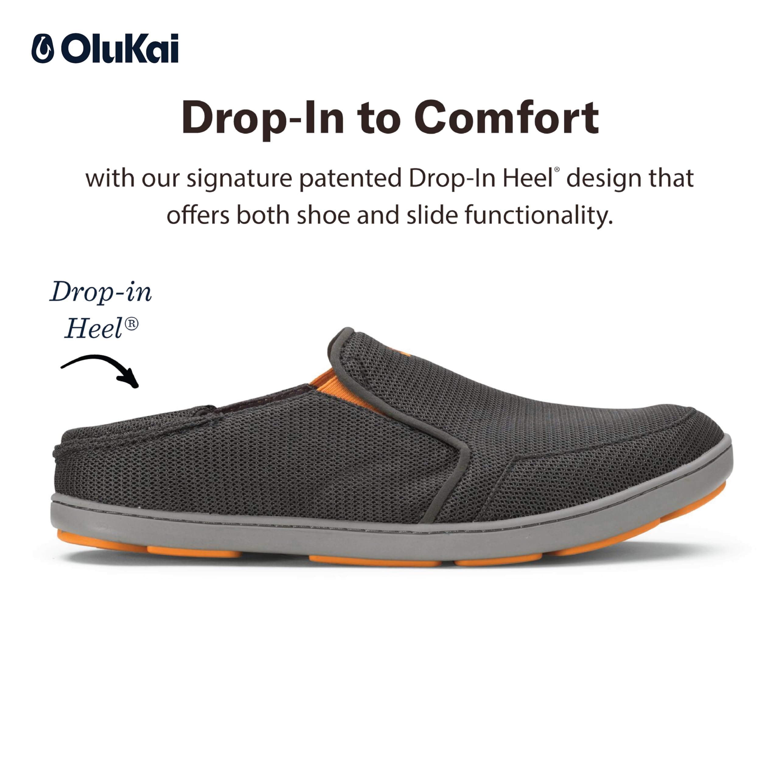 OLUKAI Nohea Mesh Men's Slip-On Sneakers