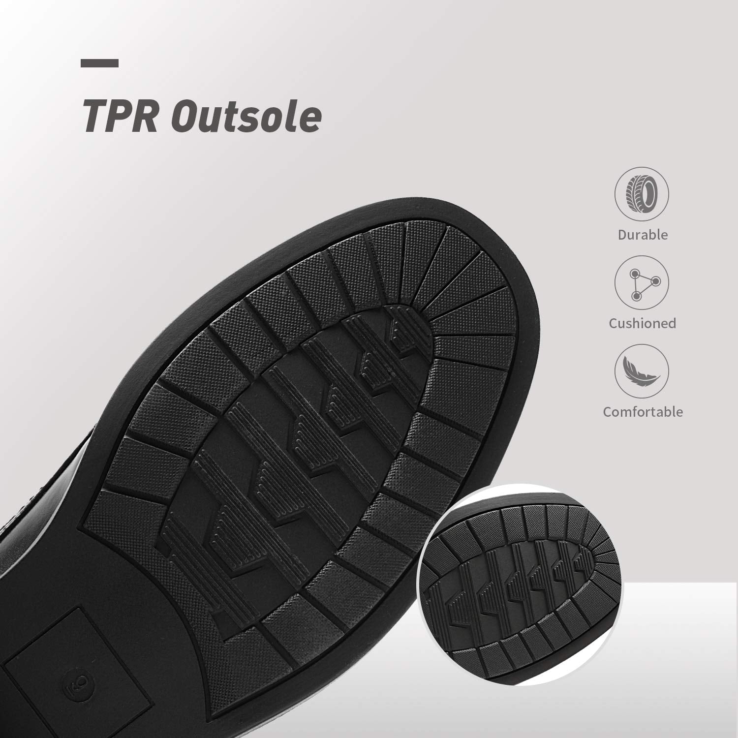 Bruno Marc Men's Leather Derby Shoes