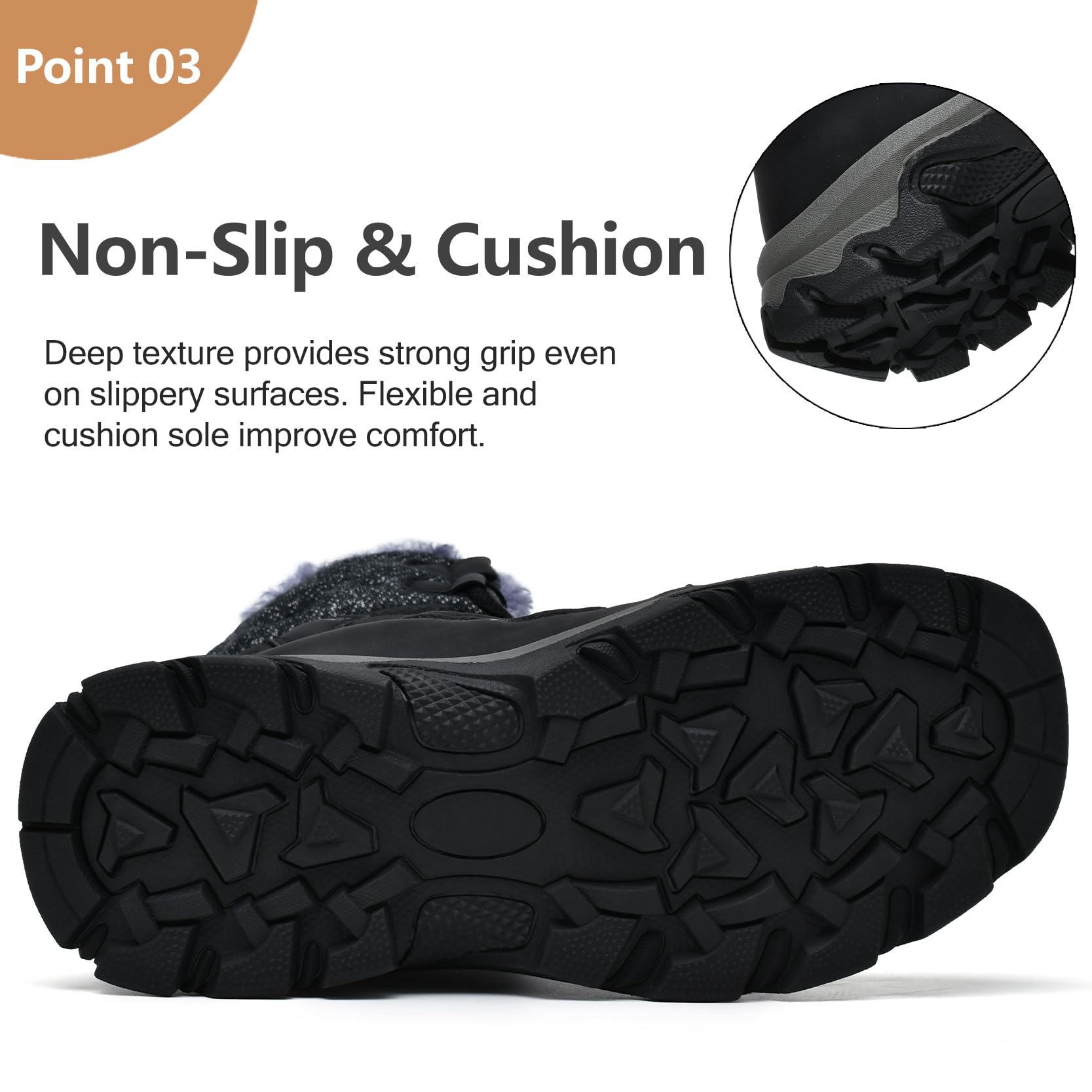 TRAILBLITZ Men's Winter Snow Boots