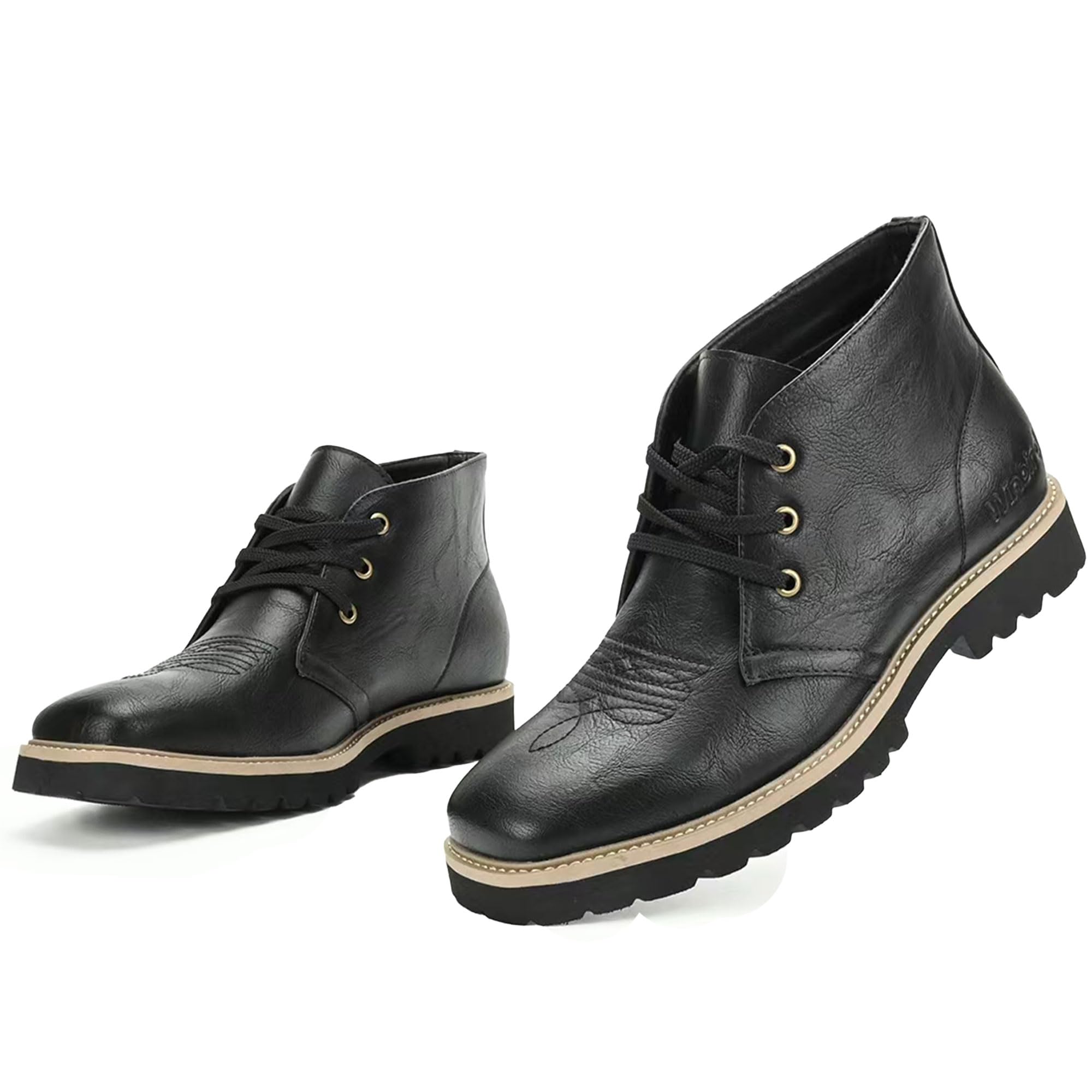 WINBIRD Men's Square Toe Chukka Boots