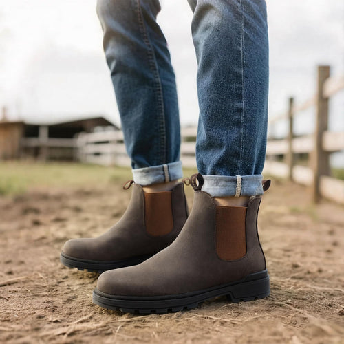 Cestfini Mens Slip On Chelsea Boots