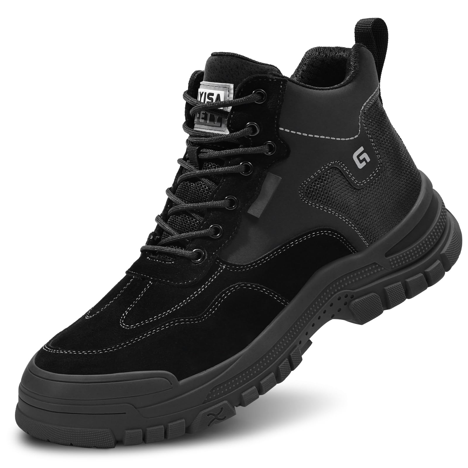 GUSAYEX Steel Toe Safety Work Boots