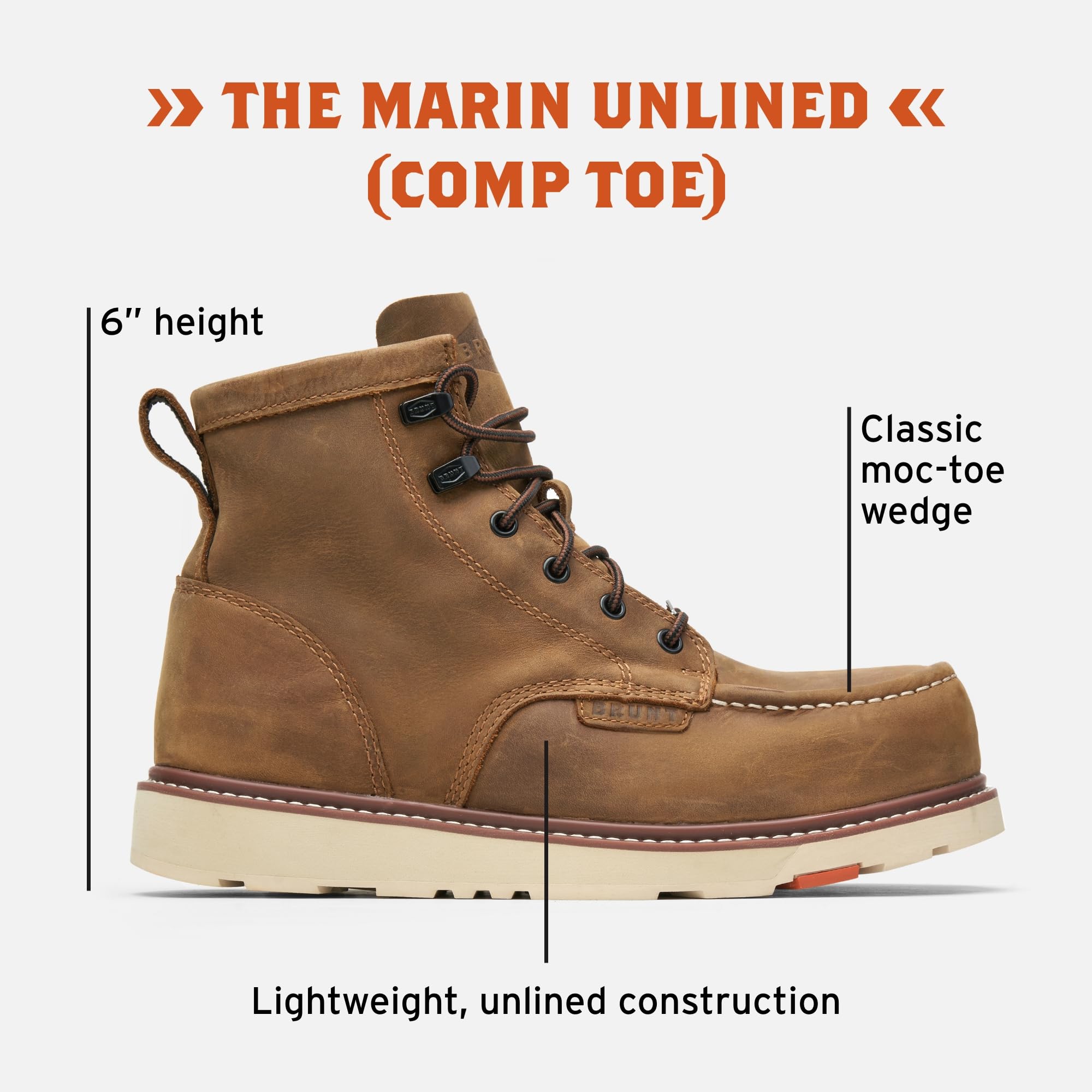 BRUNT Marin Comp Toe Work Boots