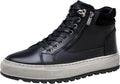 Jousen Men's Leather High Top Sneakers