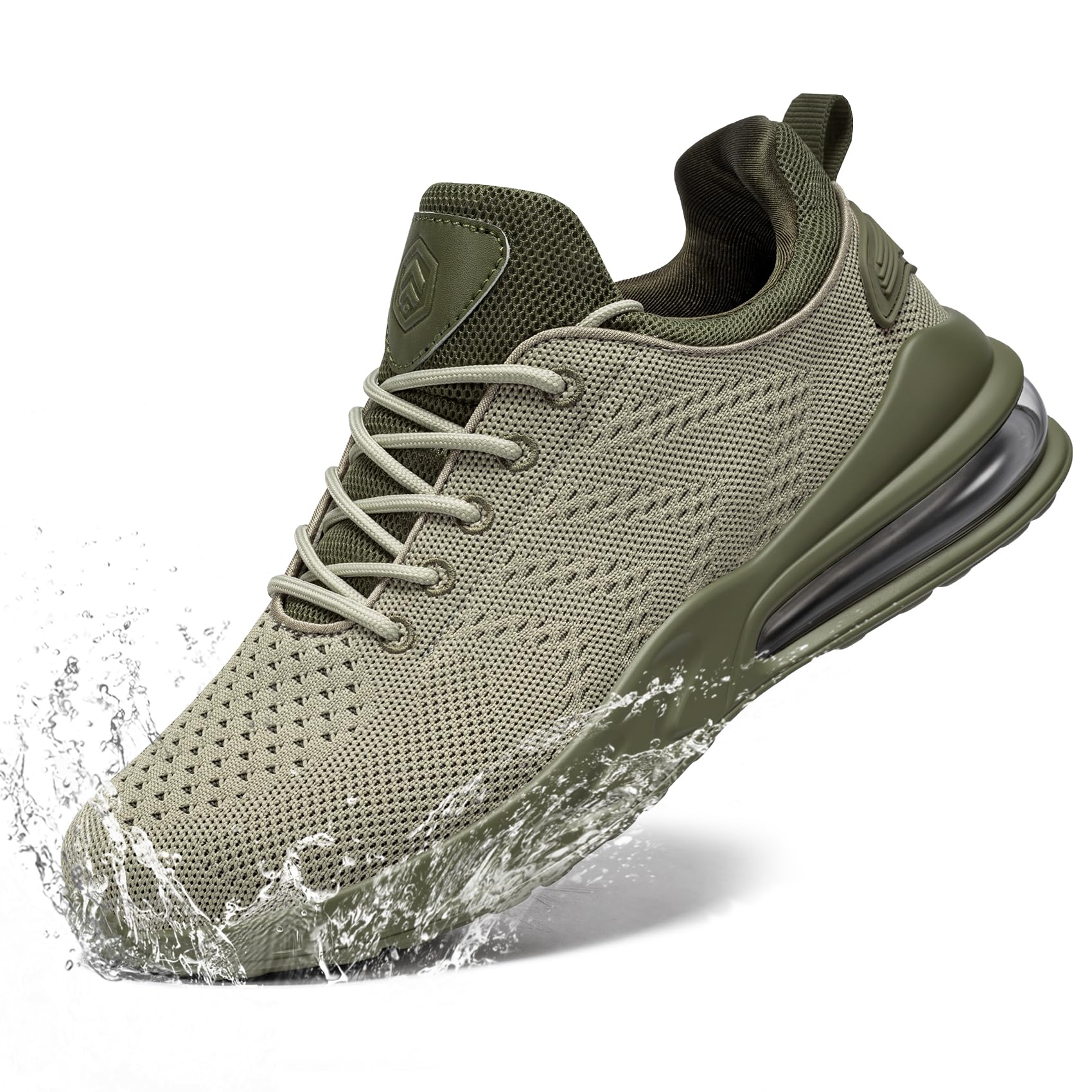 LARNMERN Men's Slip-Resistant Work Sneakers