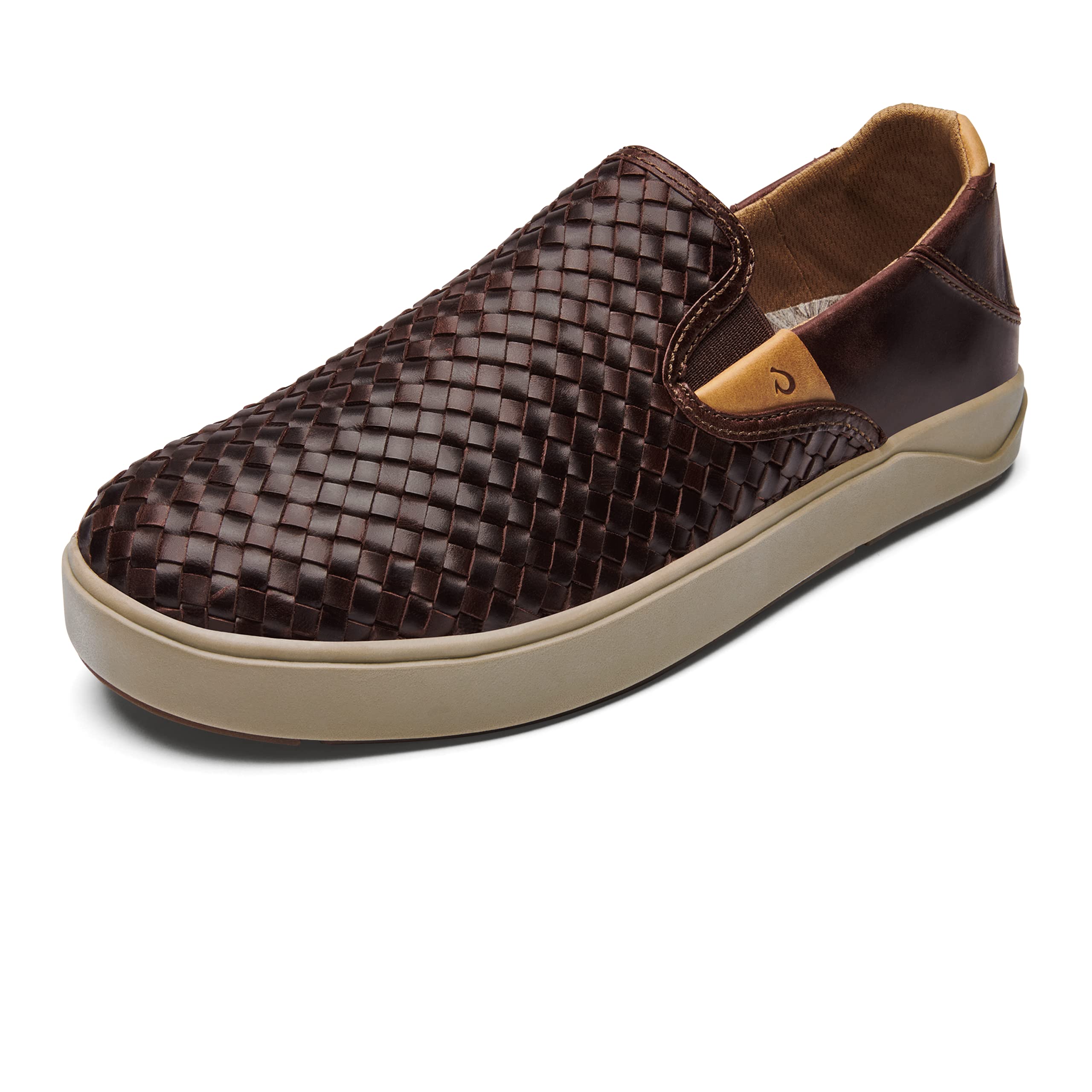 OLUKAI Lae'ahi Lauhala Men's Woven Leather Sneakers