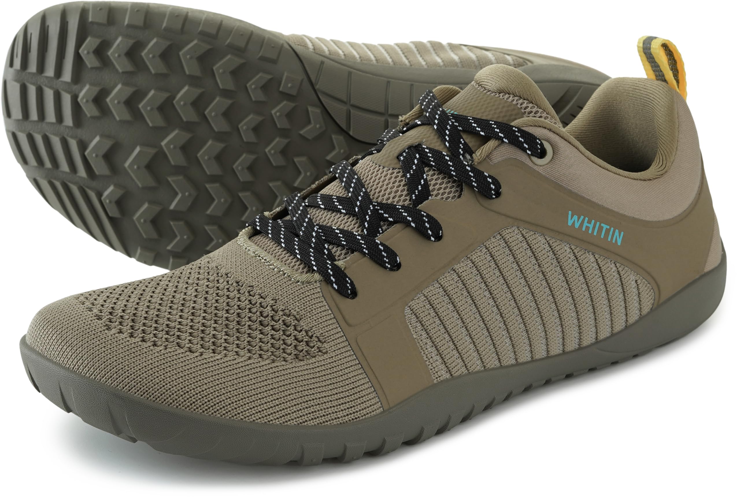 WHITIN Men's Barefoot Trail-Running Shoes | Wide Toe-Box | Zero-Drop Sole | Optimal Traction