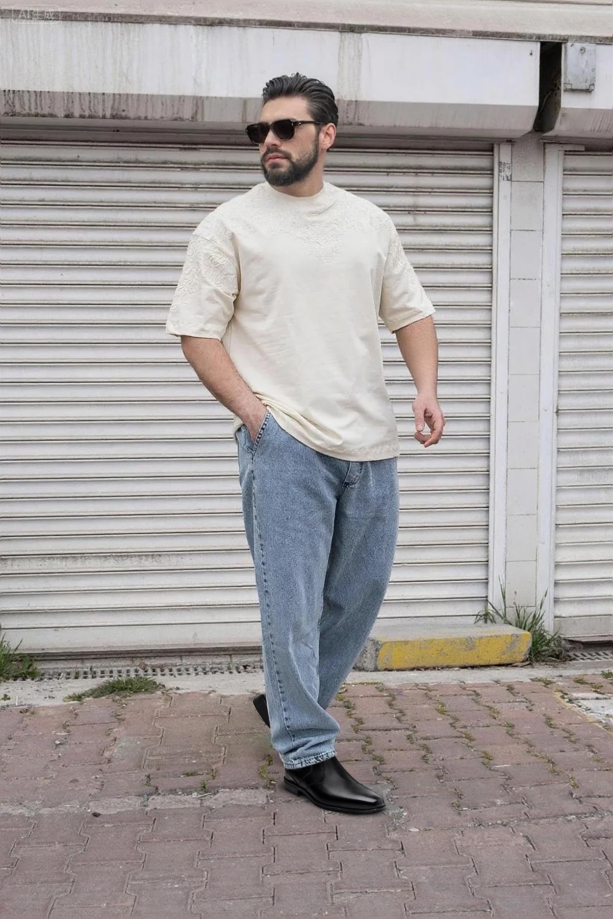 Holy Dove Men's Leather Chelsea Boots