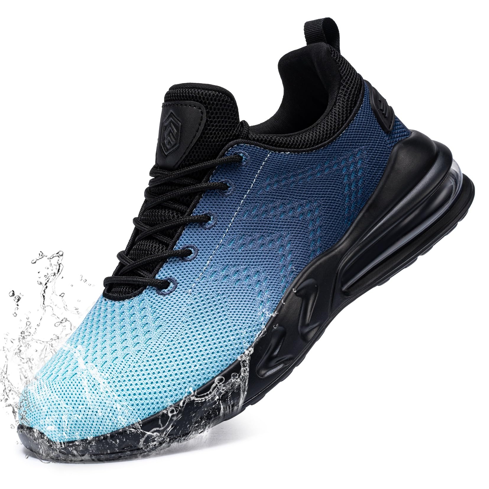 LARNMERN Men's Slip-Resistant Work Sneakers