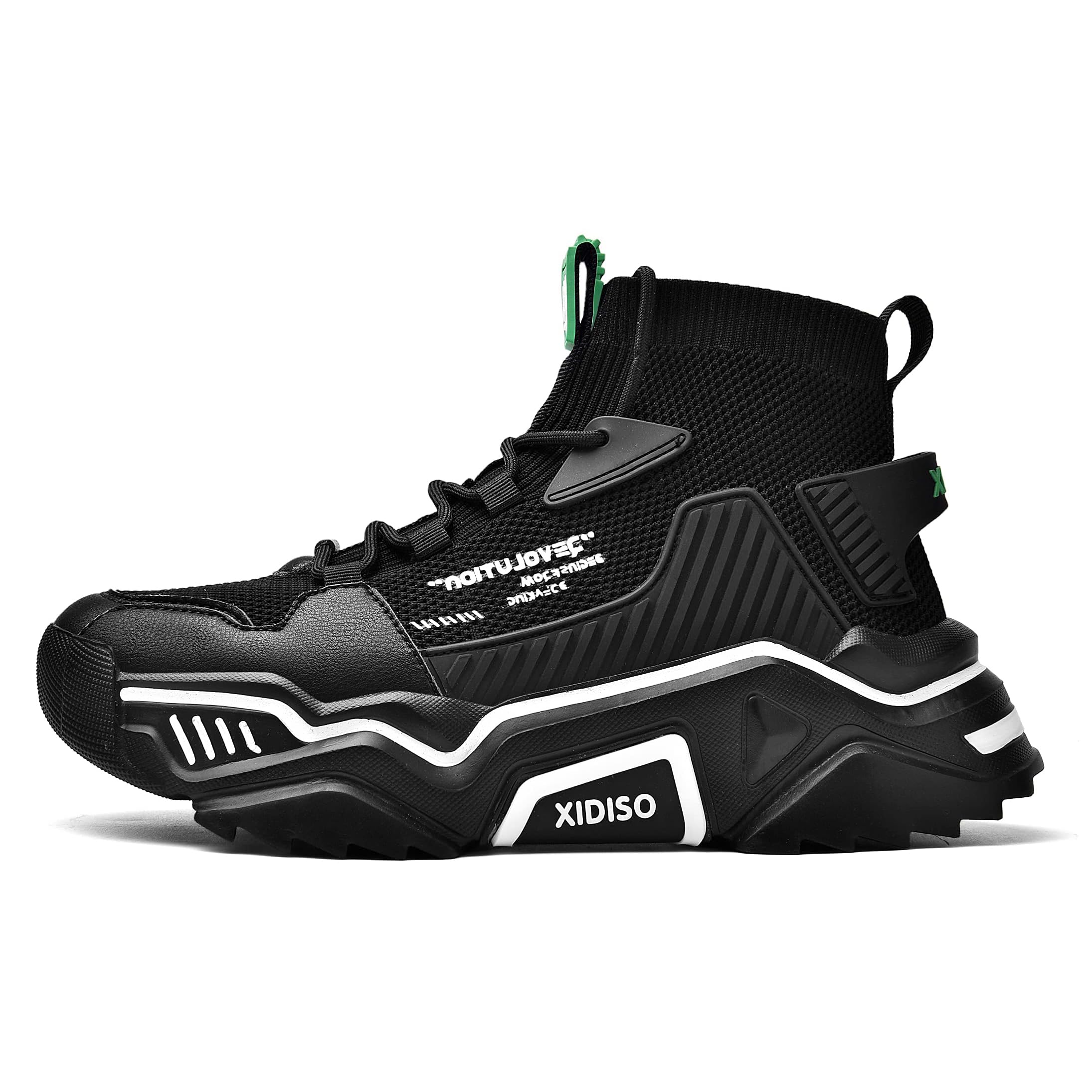 SANNAX Men's High Top Mesh Sneakers