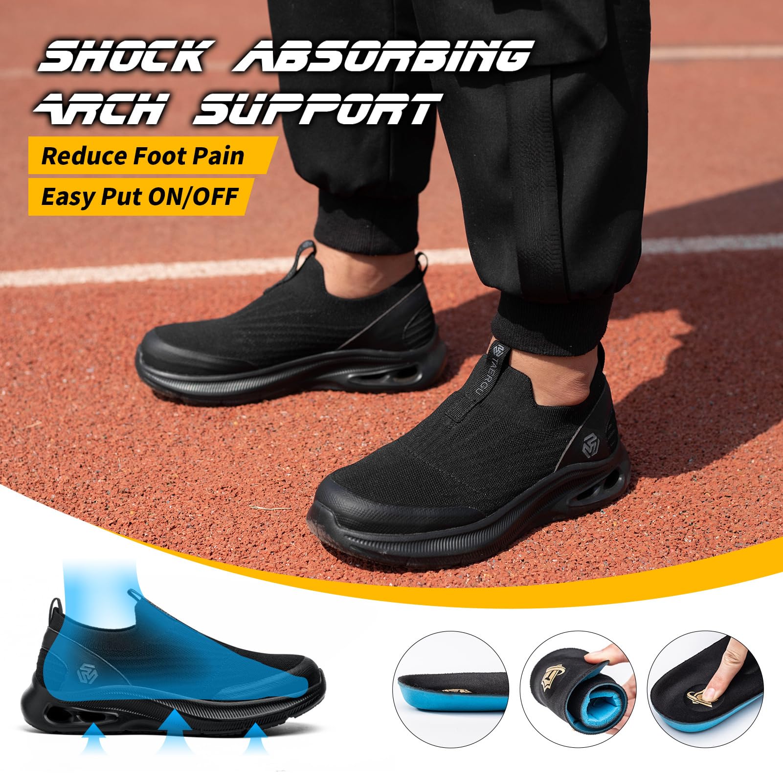 Men's Steel Toe Safety Work Shoes