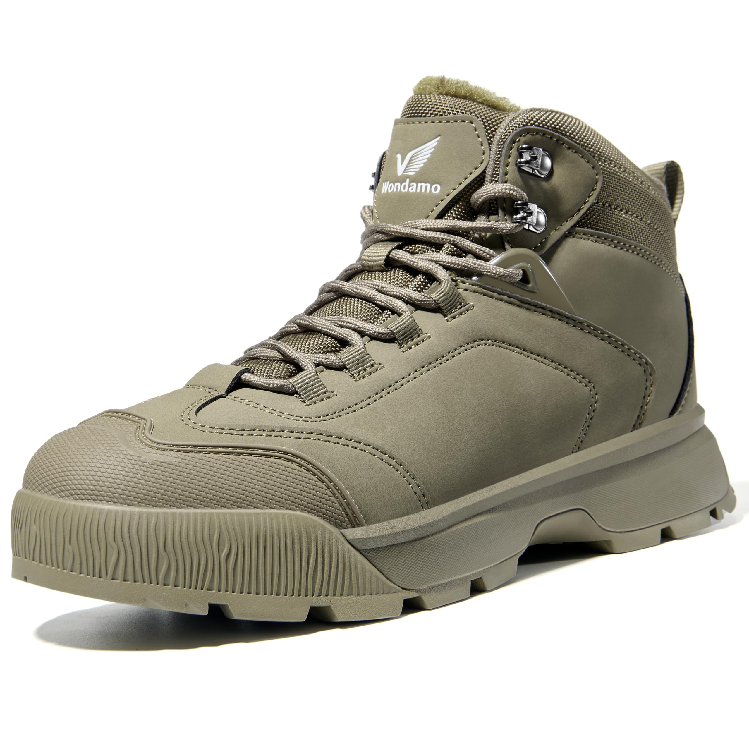 Wondamo Men's Waterproof Snow Boots