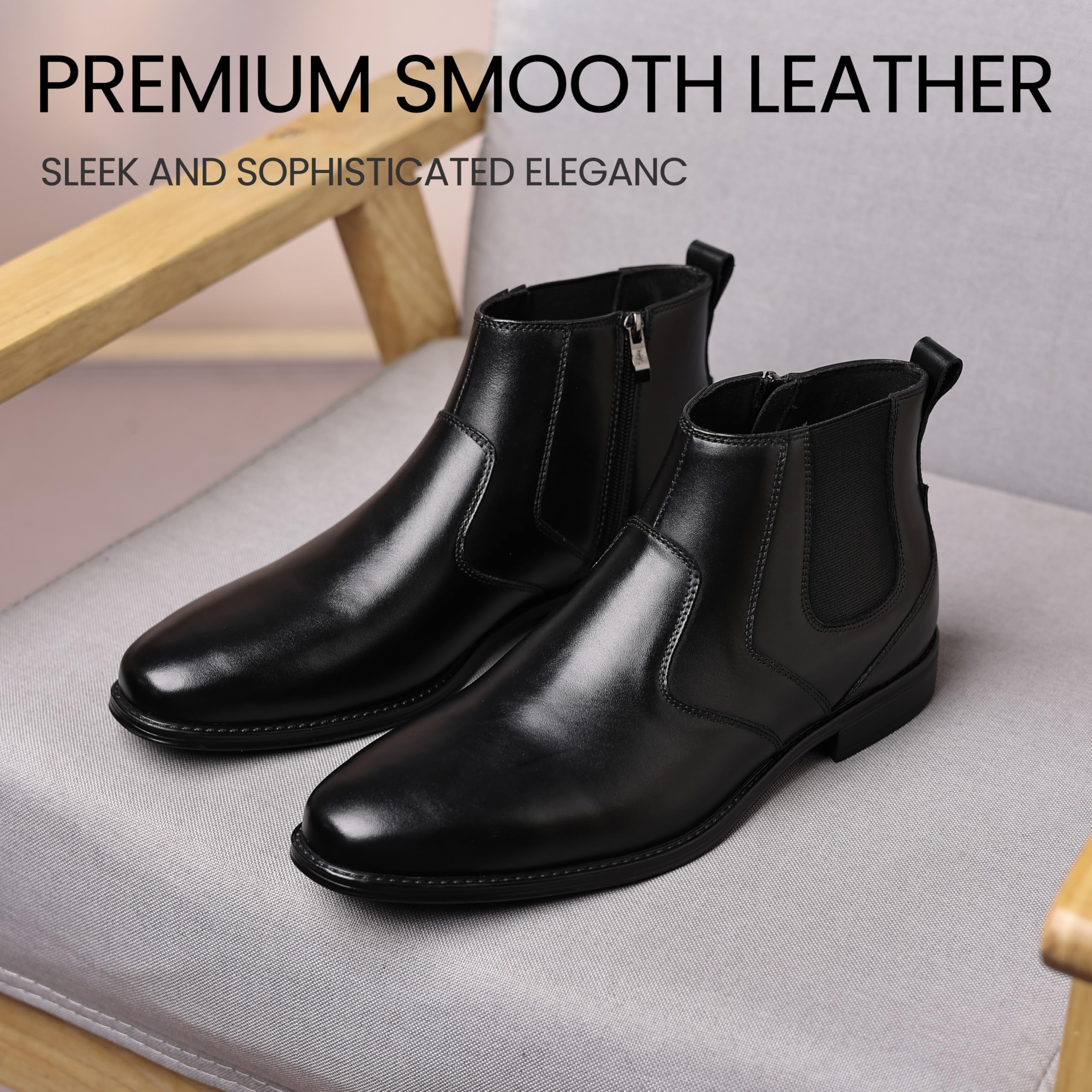 Holy Dove Men's Leather Chelsea Boots