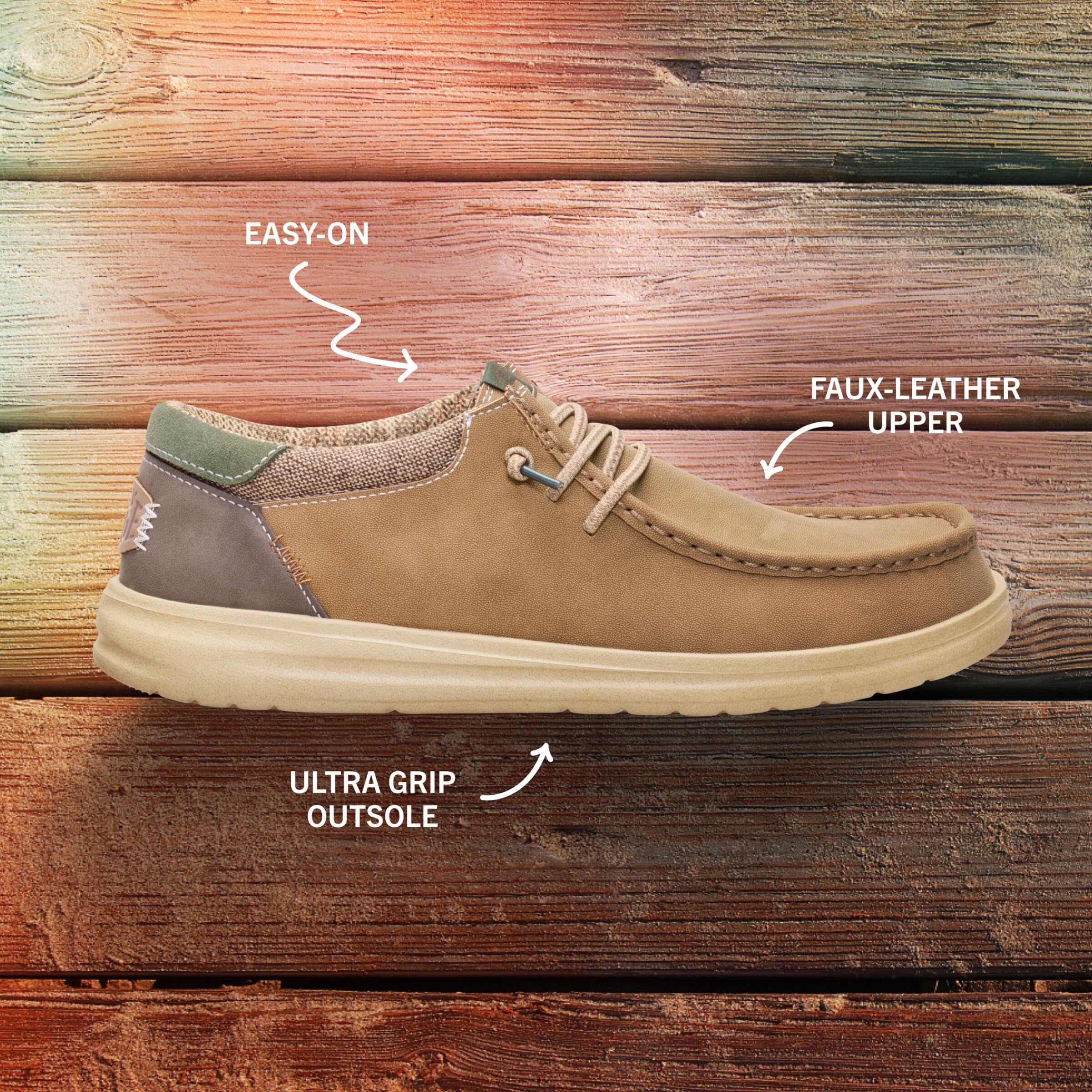 HEYDUDE Men's Paul Lace-Up Loafers